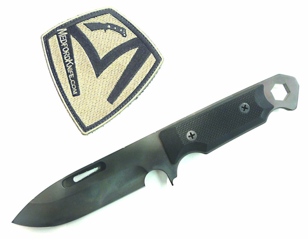 Novi Medford Knife nož za snajperiste sa karakterističnim prorezom na sečivu