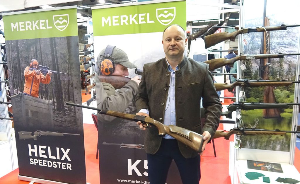 Jandrija Martić iz "Balkan Huntera" sa kip-laufom Merkel K5 u kalibru /270 Winchester 