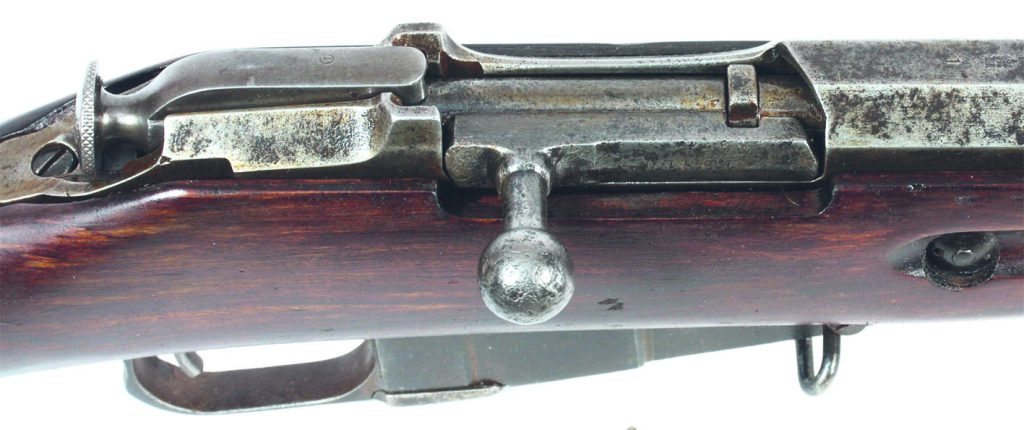 Detalj sanduka puške Mosin-Nagan M1891