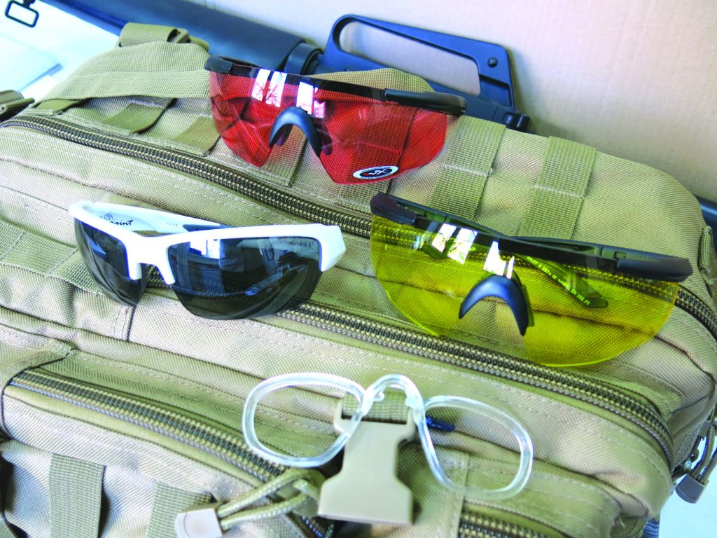 Naočare namenjene strelcima sa mogućnošću zamene filtera i jednostavnom ugradnjom optičkih stakala