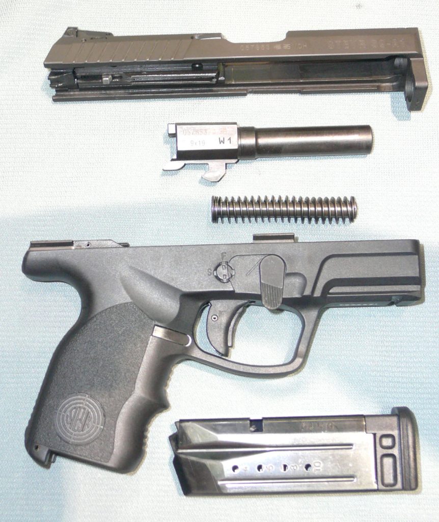 Osnovni delovi austrijskog pištolja