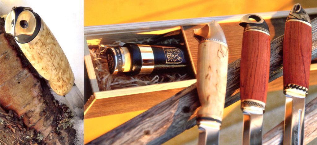 Drške noževa serije Special napravljene su od artktičke breze sa ornamentikom iz nordijske mitologije