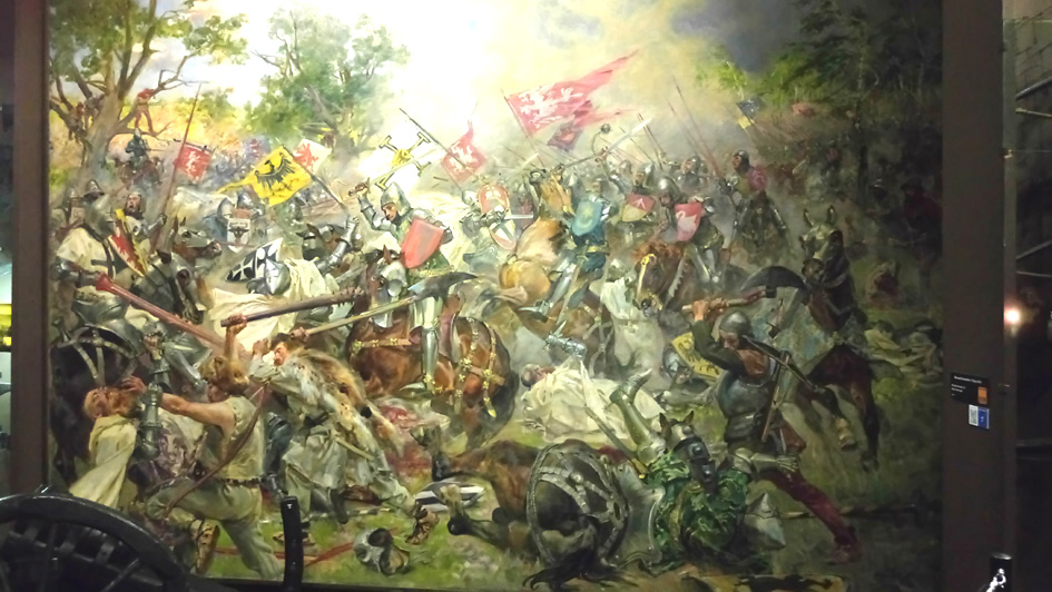 Najlepša zidna slika u Vojnom muzeju u Varšavi - bitka kod Čojnica 1454. godine, foto: Sebastian Baloš