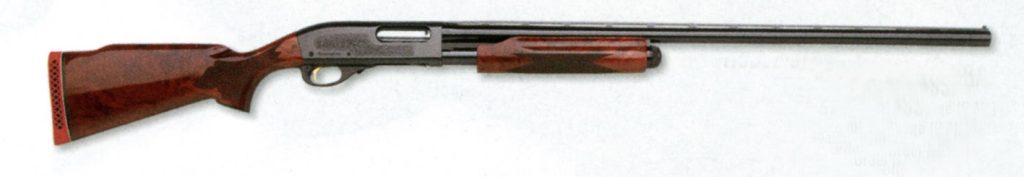 Slavna “Remingtonova” pump action sačmarica Model 870 sa kliznim potkundakom i čeličnim sandukom. Od nastanka 1950. do danas napravljeno je bezbroj verzija i namena ove čuvene pumparice